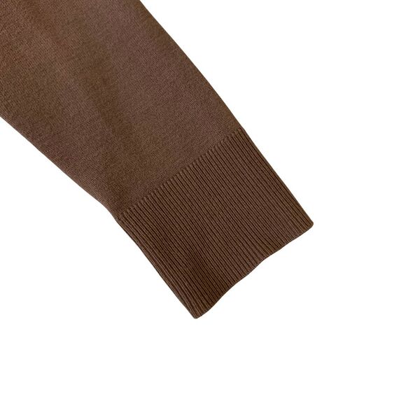 14th & Union Moca Cocoa Short length Knit Cardigan 3/4 Sleeve size S - Picture 6 of 10